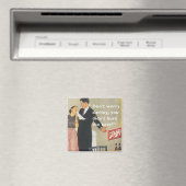 Vintage Hausfrau Magnet (In Situ (Geschirrspüler))