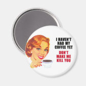 Vintage Hausfrau Magnet (Vorderseite/Rückseite)