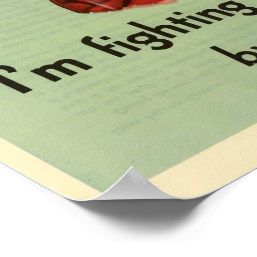 Vintage Hausfrau Poster (Ecke)