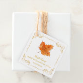 Vintage hausgemachte Ahornsirup Square Hang Tag Geschenkanhänger (Beispiel)