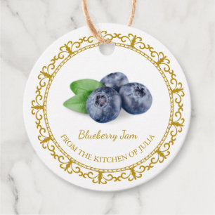 Vintage hausgemachte Blueberry Jam Hang Tag l Whit Geschenkanhänger