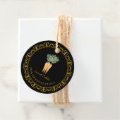 Vintage hausgemachte Carrot Pickle Hang Tag Geschenkanhänger (Beispiel)