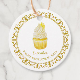 Vintage hausgemachte Cupcakes Hang Tag Geschenkanhänger