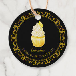Vintage hausgemachte Cupcakes Hang Tag Geschenkanhänger