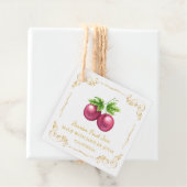 Vintage hausgemachte Passion Fruit Jam Square Hang Geschenkanhänger (Beispiel)
