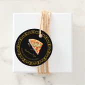 Vintage hausgemachte Pizza Hang Tag Geschenkanhänger (Beispiel)