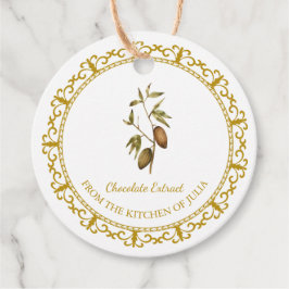 Vintage hausgemachte Schokolade Extract Hang Tag Geschenkanhänger