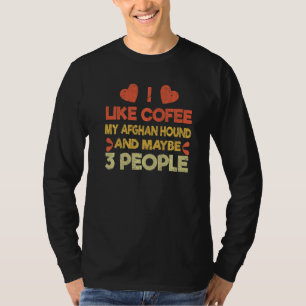 Vintage Haustier Hund Besitzer wie Kaffee Liebe Af T-Shirt