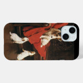 Vintage Haustiere, Jack Russel Terrier Hunde Case-Mate iPhone Hülle (Rückseite (Horizontal))