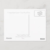 Vintage Haute Couture Postkarte (Rückseite)