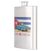 Vintage Havana Kuba Flag Classic Car Flachmann (Links)