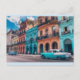 Vintage Havanna Kuba Farbige 'Kuba Stimmung' Postkarte