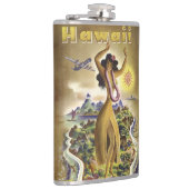Vintage Hawaii 2 Flachmann (Rechts)