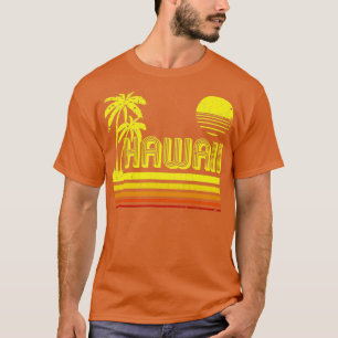 Vintage Hawaii abgenutztes Aussehen T-Shirt