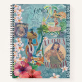 Vintage Hawaii: Aloha-Grußplaner Notizblock (Vorderseite)
