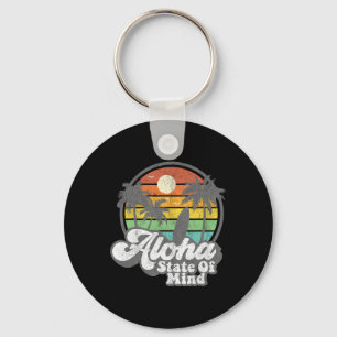 Vintage Hawaii Aloha-Staat Hawaiianischer Strand S Schlüsselanhänger