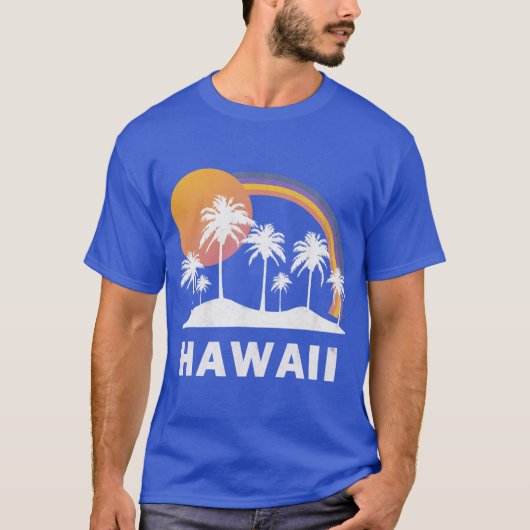 Vintage Hawaii Funny Hawaii Love T-Shirt (Vorderseite)