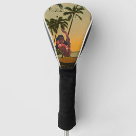 Vintage Hawaii Hula Girl Golf Headcover