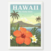 Vintage Hawaii Magnet (Vorderseite)