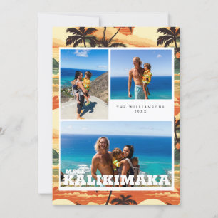 Vintage Hawaii Mele Kalikimaka Weihnachtskarte Feiertagskarte