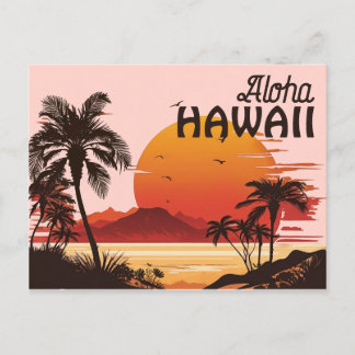 Vintage Hawaii Postkarte
