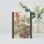 Vintage Hawaii Postkarte (Stehend Vorderseite)
