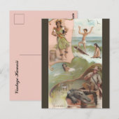 Vintage Hawaii Postkarte (Vorne/Hinten)