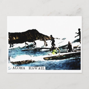 Vintage Hawaii Postkarte