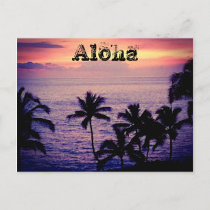 Vintage Hawaii Postkarte