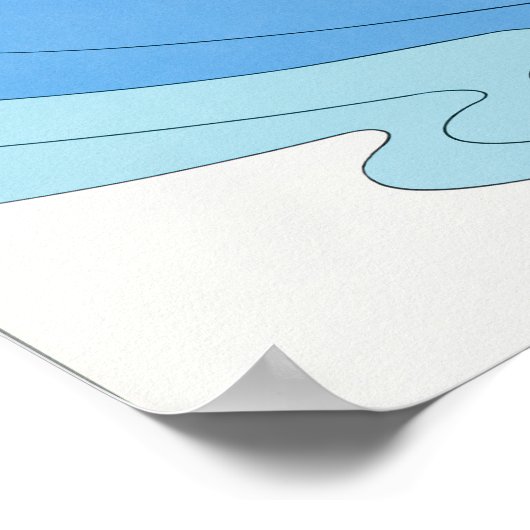 Vintage Hawaii-Reise Poster (Ecke)