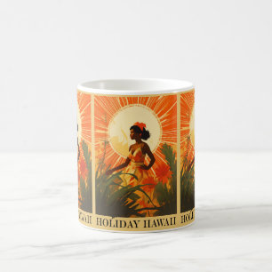 Vintage Hawaii: Reise Urlaub Ferien Kaffeetasse