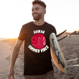 Vintage Hawaii Sommer-Vibes Surfer T-Shirt