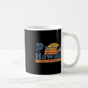 Vintage Hawaii Strand Sommer Surfen Hawaiian Surf  Kaffeetasse