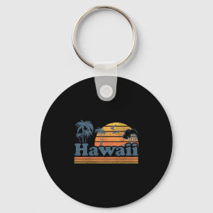 Vintage Hawaii Strand Sommer Surfen Hawaiian Surf Schlüsselanhänger