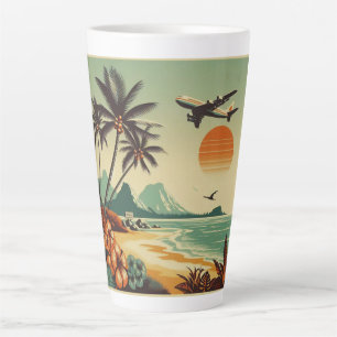Vintage Hawaii/Tropisch Milchtasse