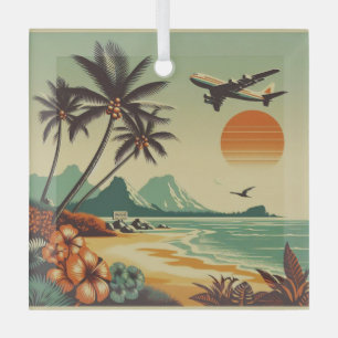 Vintage Hawaii/Tropisch Ornament Aus Glas