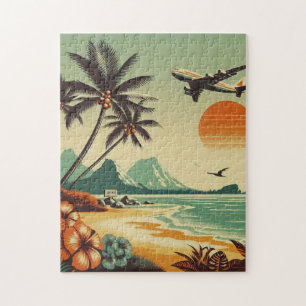 Vintage Hawaii/Tropisch Puzzle