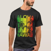 Vintage Hawaiian Islands Aloha T-Shirt (Vorderseite)