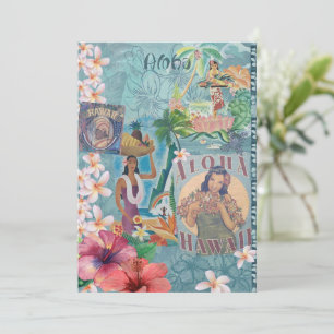 Vintage-Hawaiian-Scrapbook: Erinnerungen Feiertagskarte