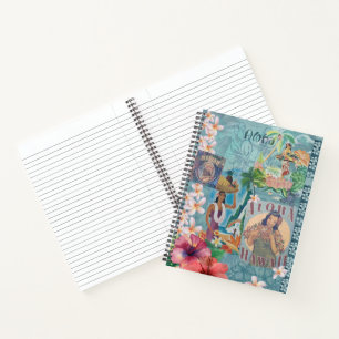 Vintage-Hawaiian-Scrapbook: Hawaii Aloha Notizblock