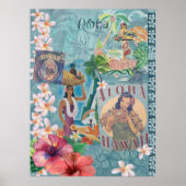 Vintage Hawaiian Scrapbook Page: Aloha Poster (Vorne)