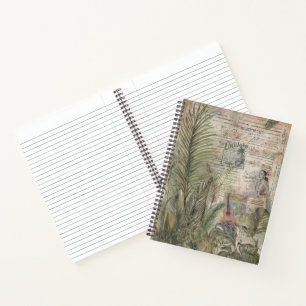 Vintage Hawaiian Tropicals: Ukulele-Kalender Notizblock
