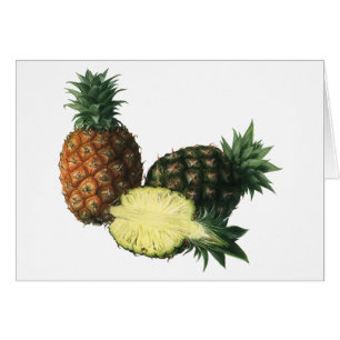 Vintage hawaiianische Ananas, Bio-Lebensmittel Obs