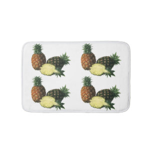 Vintage hawaiianische Ananas, Bio-Lebensmittel Obs Badematte