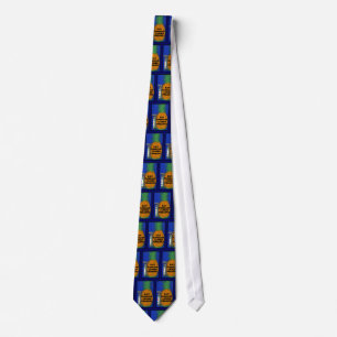 Vintage hawaiianische Ananas Krawatte
