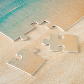 Vintage Hawaiianische Palmen Postkarte Puzzle (Seite)