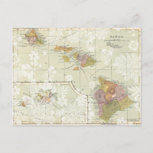 Vintage hawaiianische Postkarte Save the Date