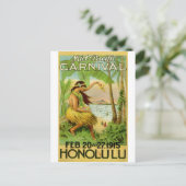 Vintage hawaiianische Reise Postkarte (Stehend Vorderseite)