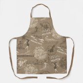 Vintage hawaiianische Reisebroschüre in Taupe Schürze (Vorderseite)