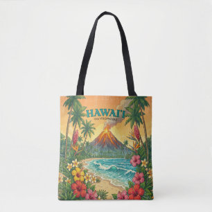Vintage hawaiianische Reiseplakate - Hawaii-Insel Tasche